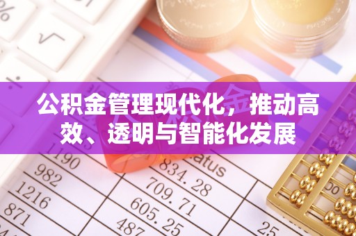 茄萣公积金管理现代化，推动高效、透明与智能化发展
