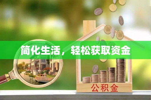 茄萣简化生活，轻松获取资金